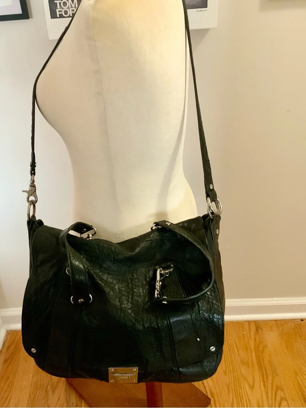 TORY BURCH DAYTON LARGE CITY SATCHEL SHOULDER BAG FROM 2010